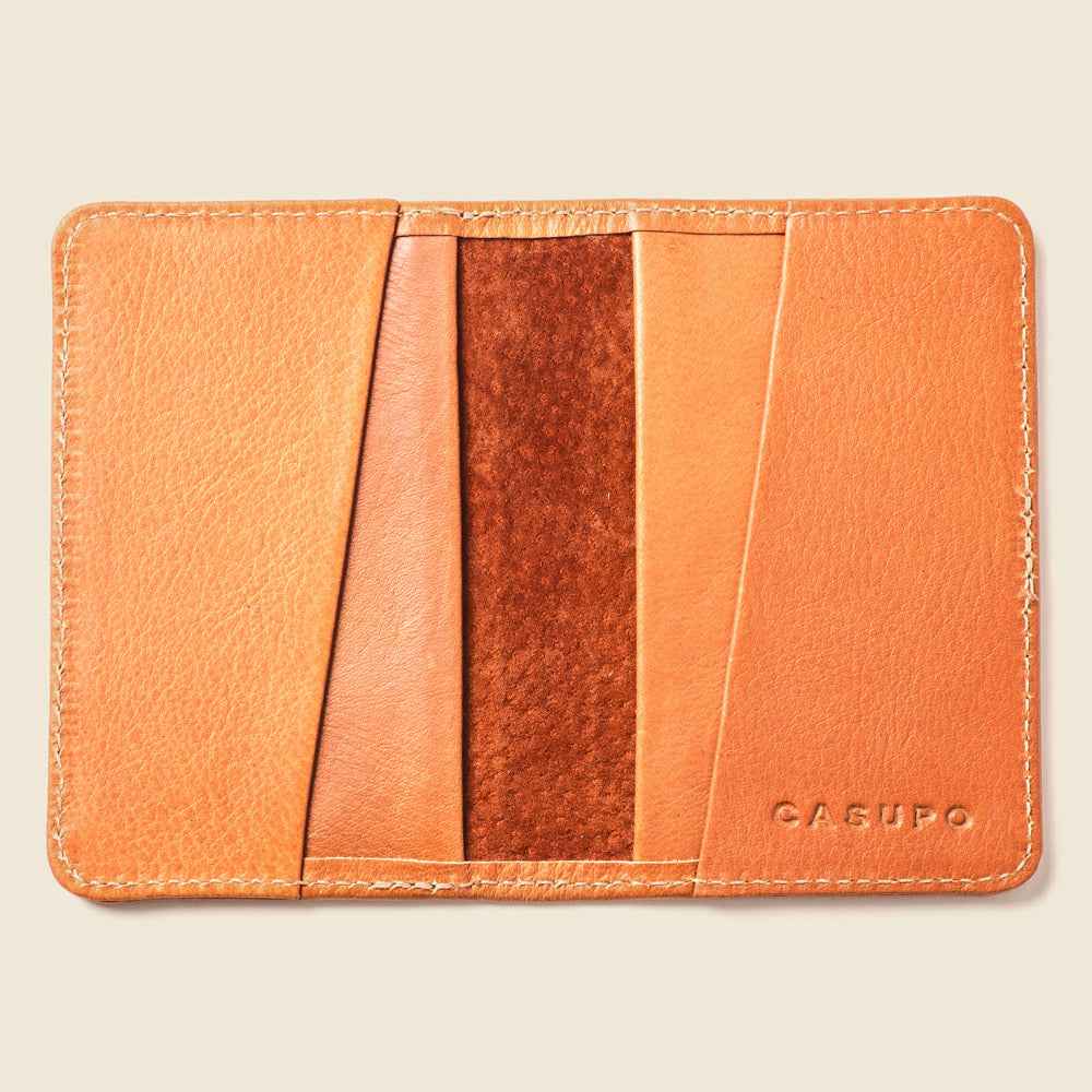 Compact Bifold with RFID protection - Natural