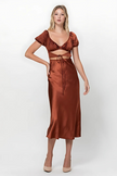 Romance in Rome Satin Dress