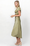 Romance in Rome Satin Dress