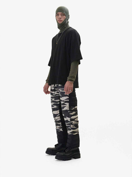 Hybrid Down Sweatpant - Zebra