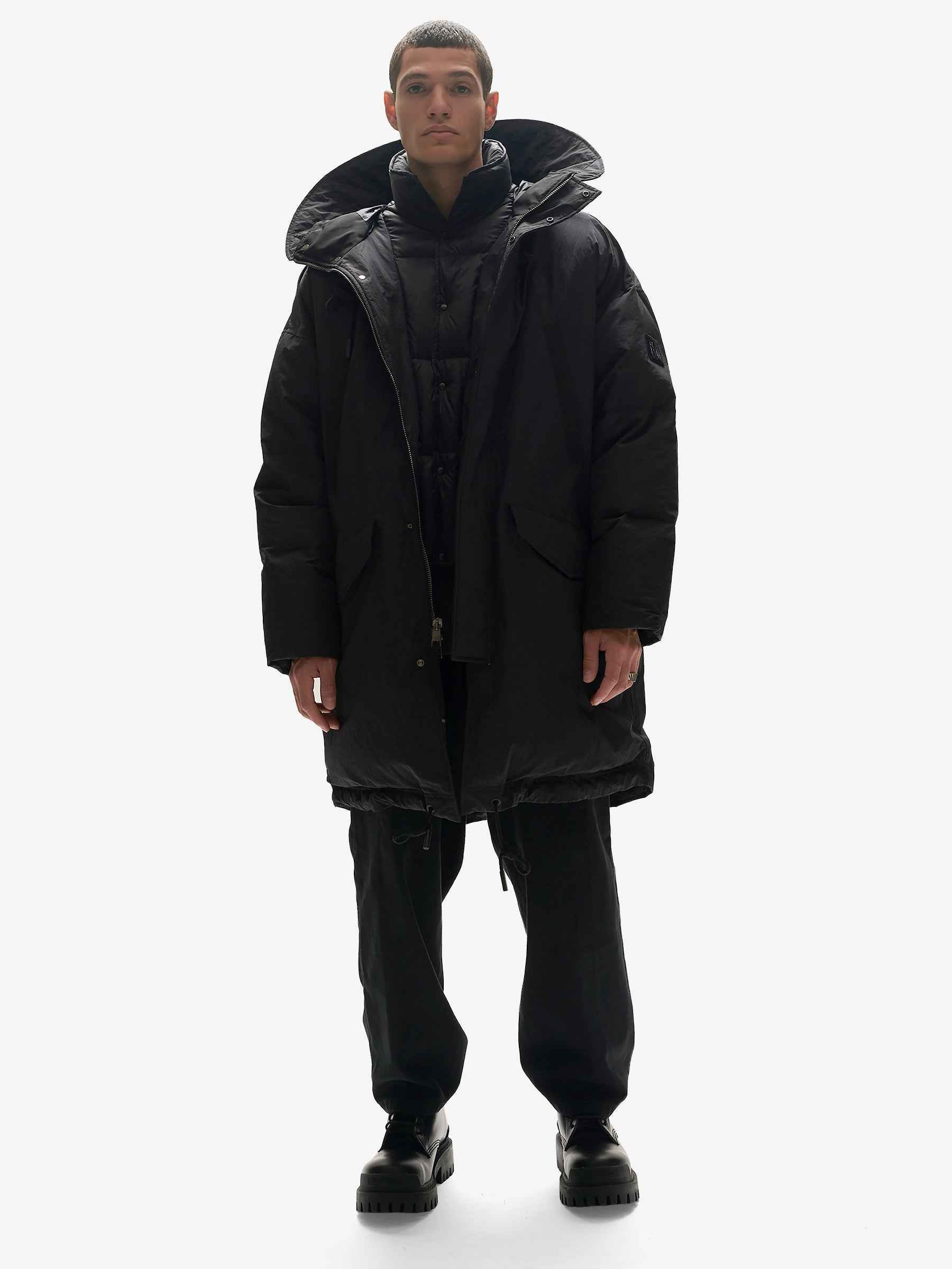 Long Down Puffer - Black