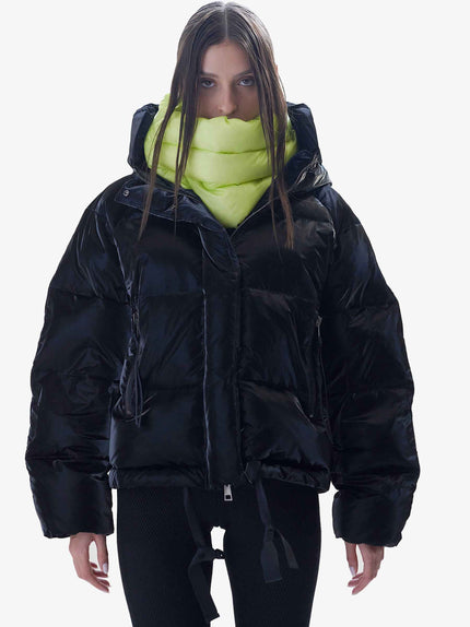 Short Down Puffer - Black