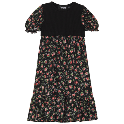 Printed Pleated Dress