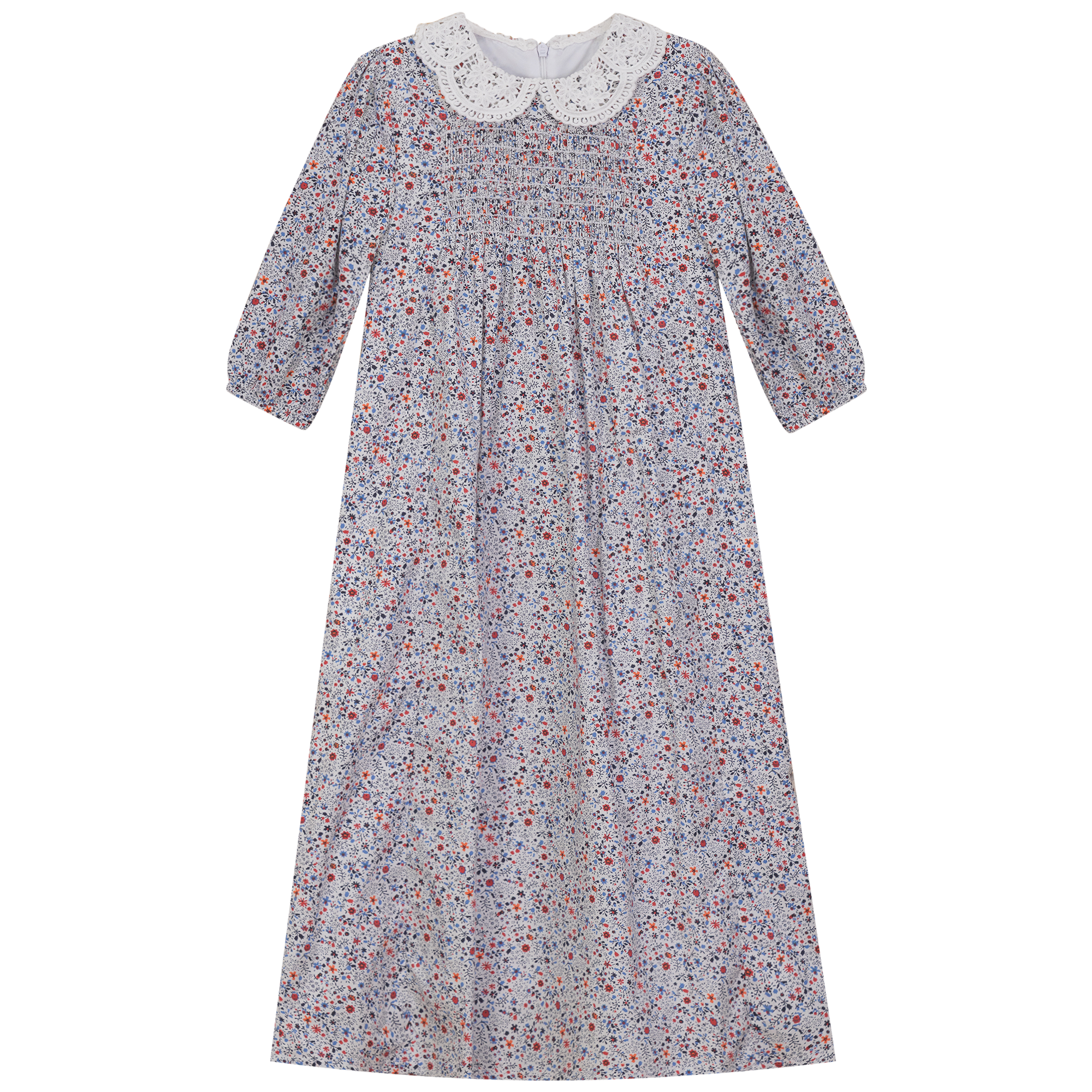 Tone on Tone Floral Dress