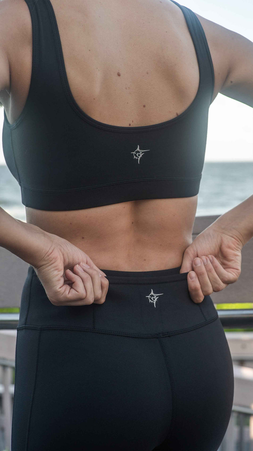 Open Back Sports Bra