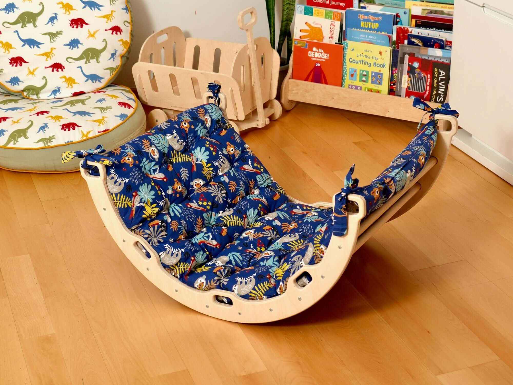 Climbing Arch/Rocker with Pillow & Ramp / Medium Size