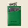 Minimalist Wallet With RFID Protection - Green