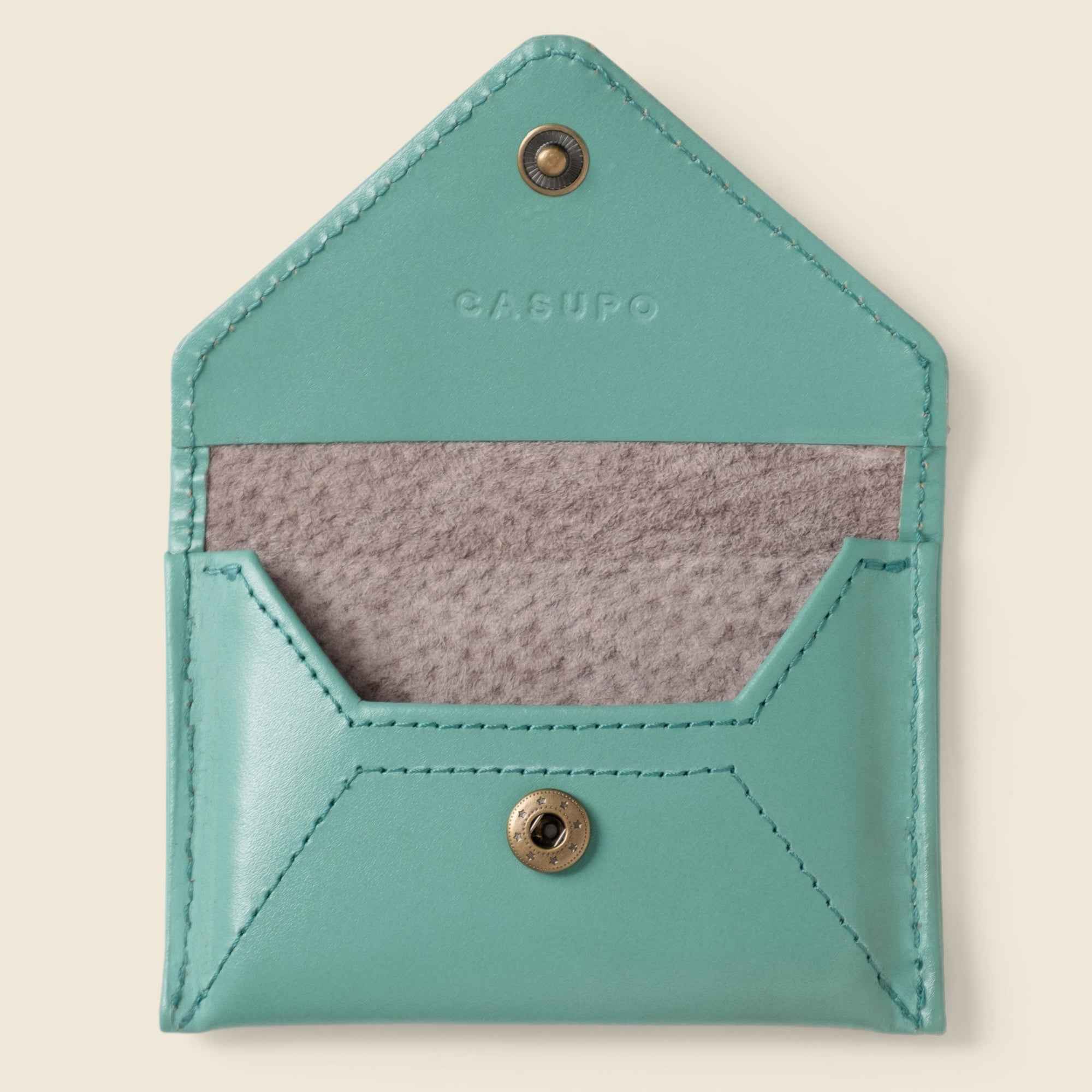 Mini Envelope Wallet With RFID protection - Teal