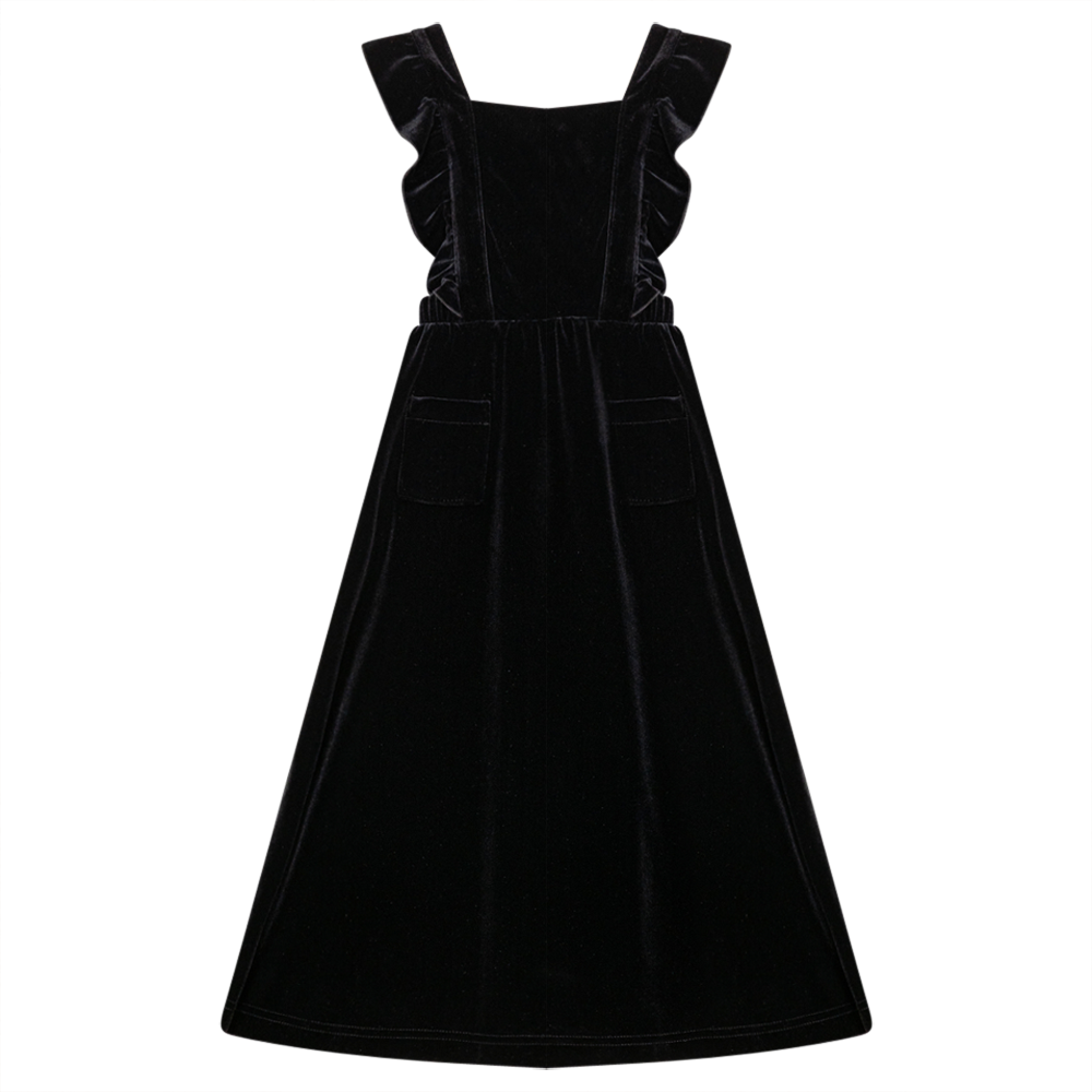 Long Jumper With Ruffles Around Straps