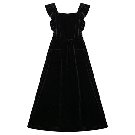 Long Jumper With Ruffles Around Straps