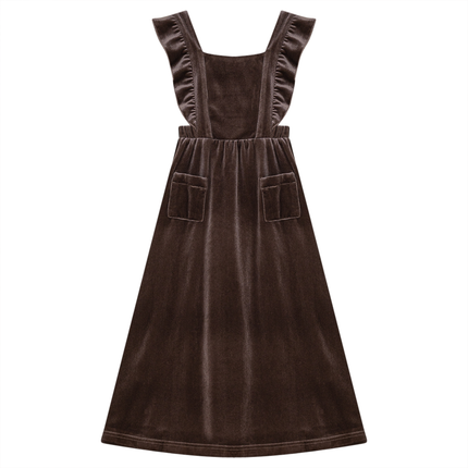 Long Jumper With Ruffles Around Straps