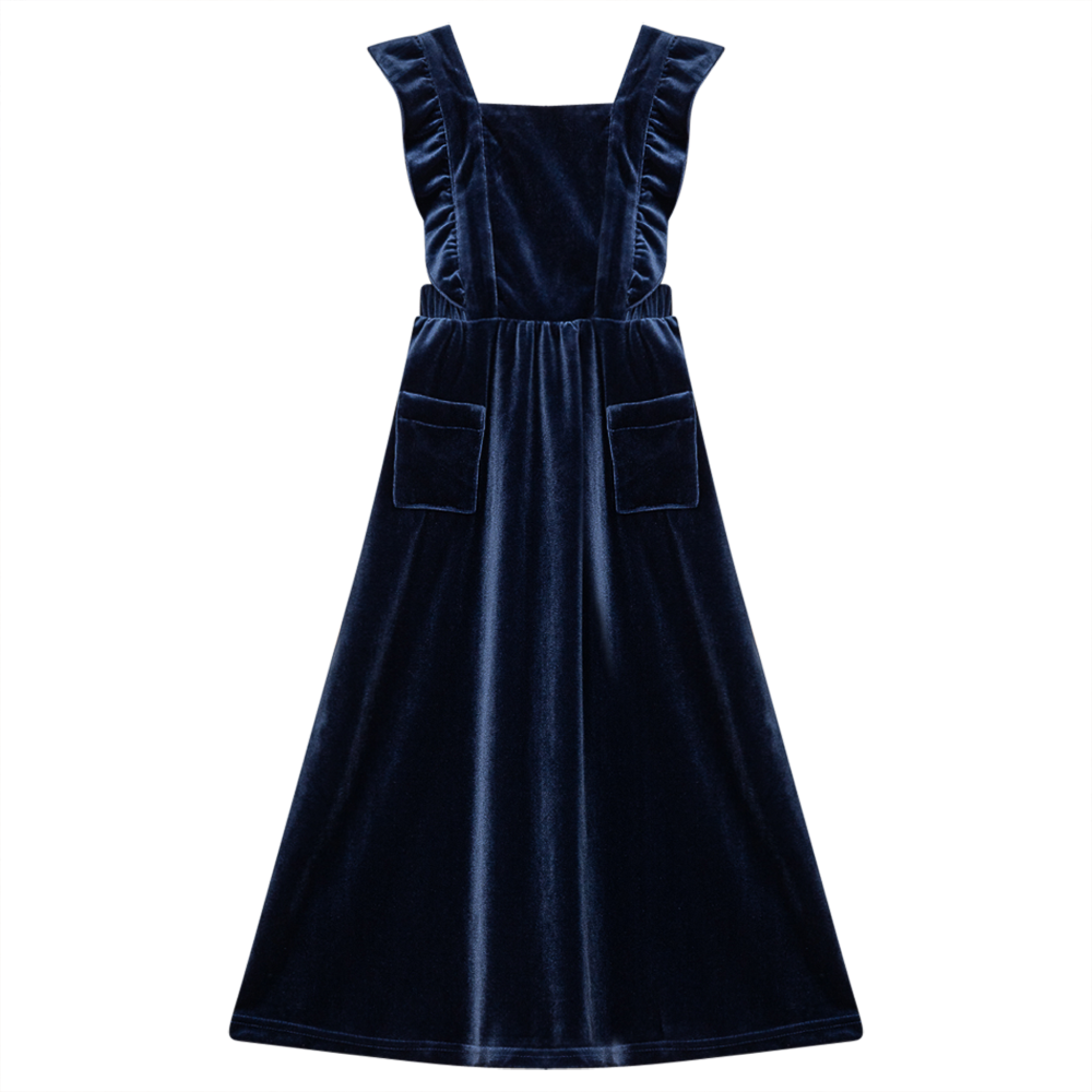 Long Jumper With Ruffles Around Straps