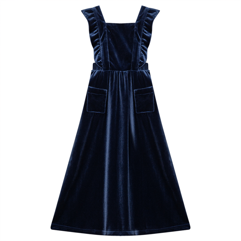 Long Jumper With Ruffles Around Straps