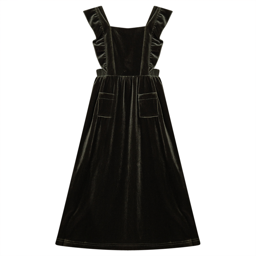 Long Jumper With Ruffles Around Straps