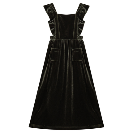 Long Jumper With Ruffles Around Straps