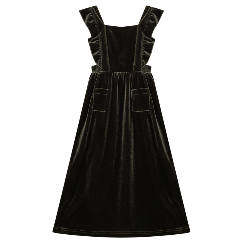 Long Jumper With Ruffles Around Straps