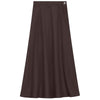 Side Button Paneled Skirt