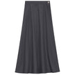 Side Button Paneled Skirt