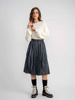 Sunburst Pleated Skirt