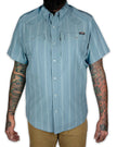 Daryll SS Shirt - Mid Blue