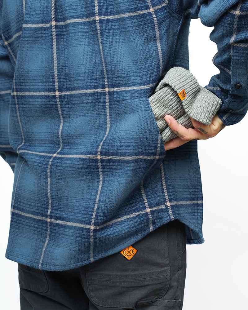 Destroyer Flannel - Pale Blue