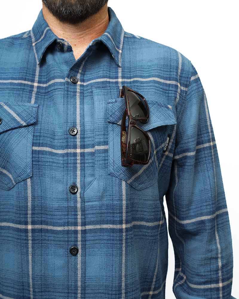 Destroyer Flannel - Pale Blue