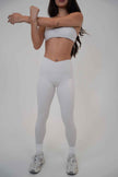 My Time Is Divine Lime White Sculpt V-Waist Legging