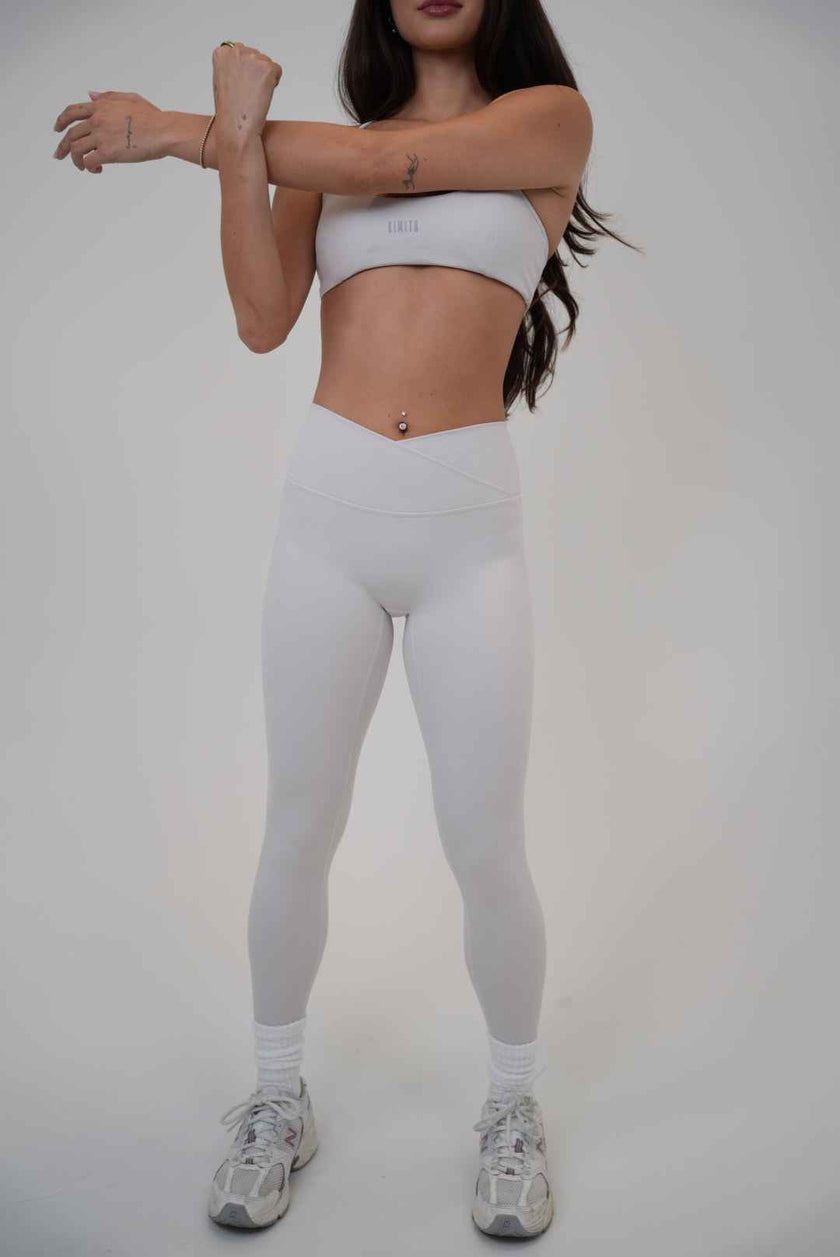 My Time Is Divine Lime White Sculpt V-Waist Legging
