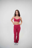 I Live in Luxury Red Flare Pant
