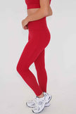 I am Beautifully Radiant Quick Dry Red Yoga Legging