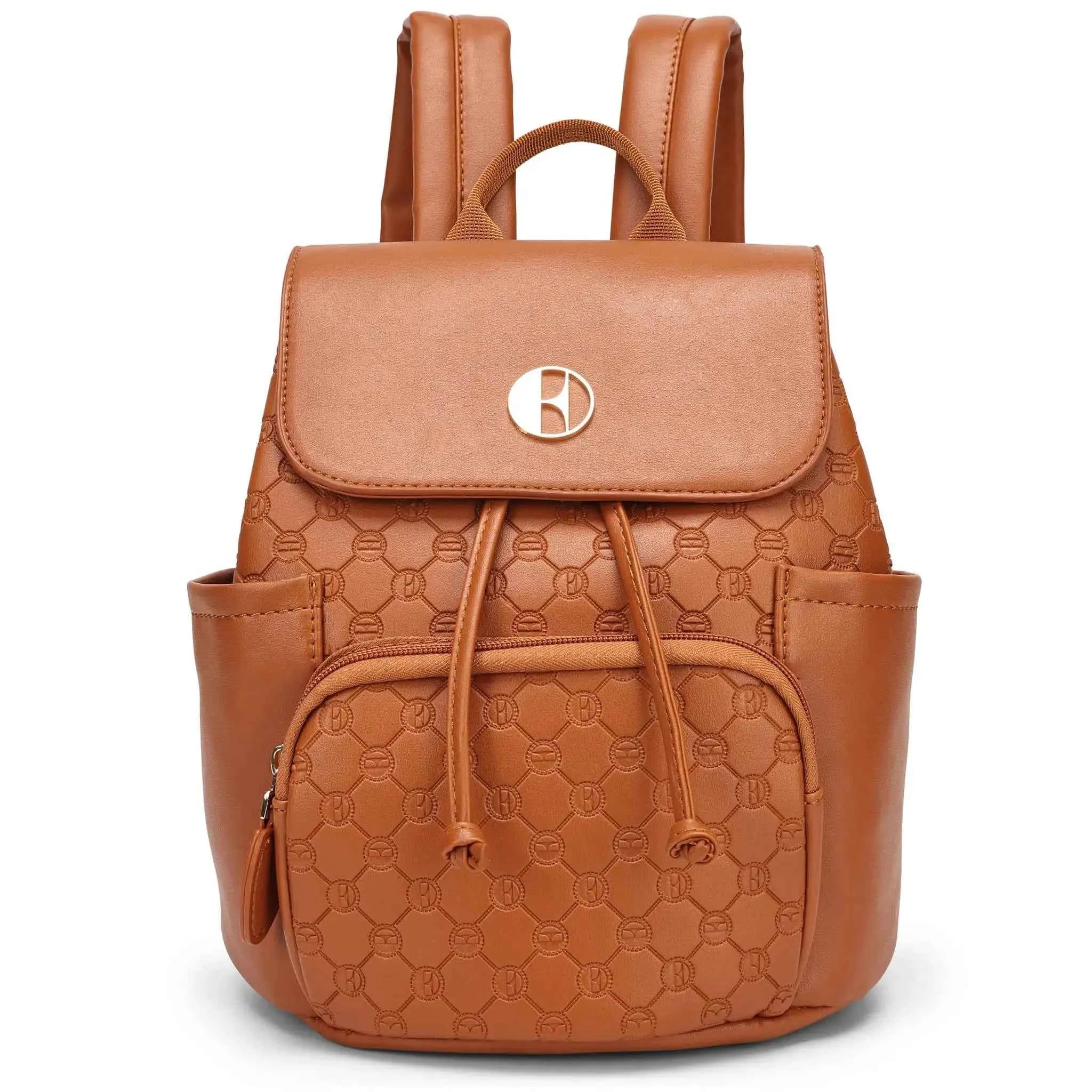 Compass 10L Vegan Leather Monogram Mini Backpack