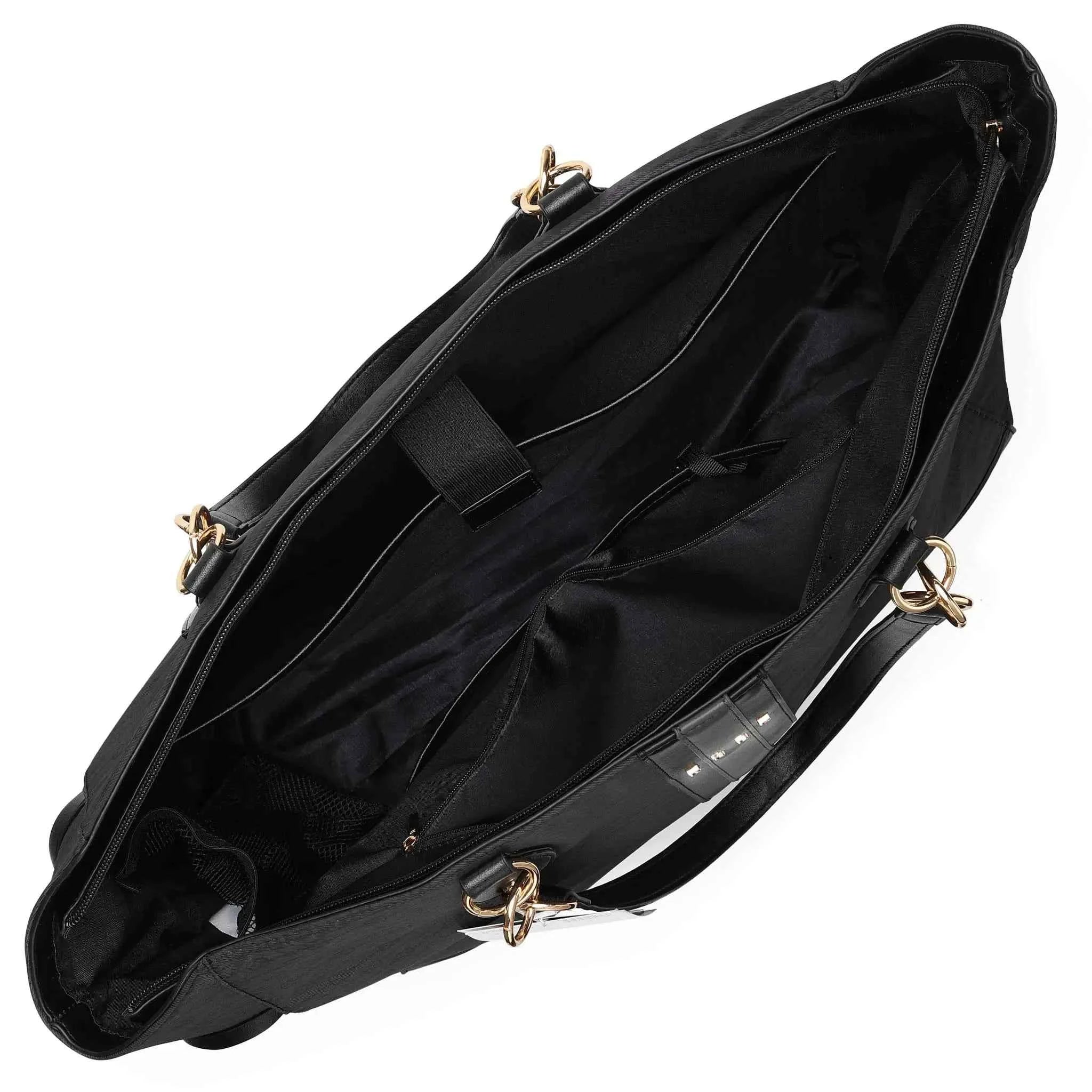 Eleganza 32L Monogram Weekender Tote Bag