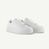 THE METRO: PLATFORM COURT SHOE - WHITE