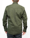 Earl Denim Shirt - Dusty Olive