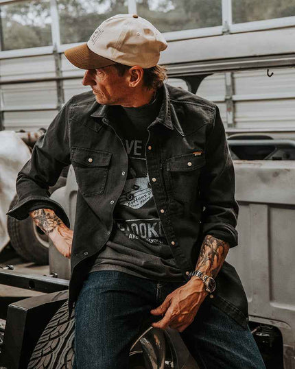 Earl Denim Shirt - Vintage Black
