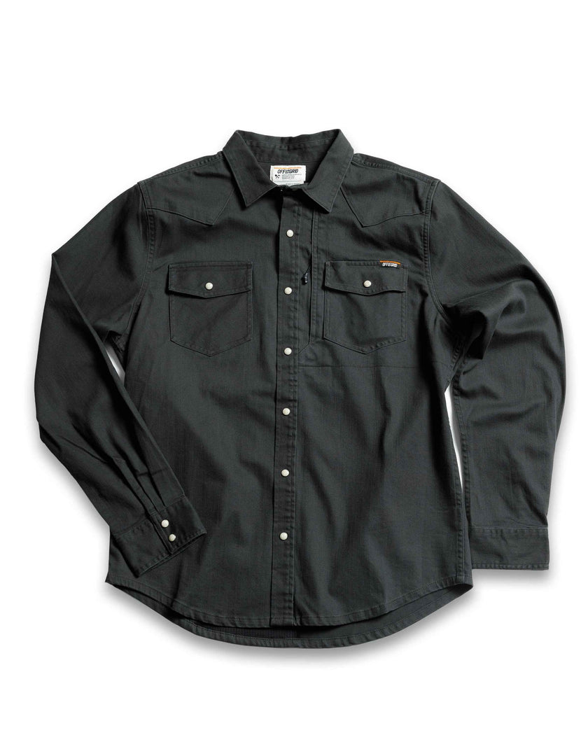 Earl Denim Shirt - Vintage Black