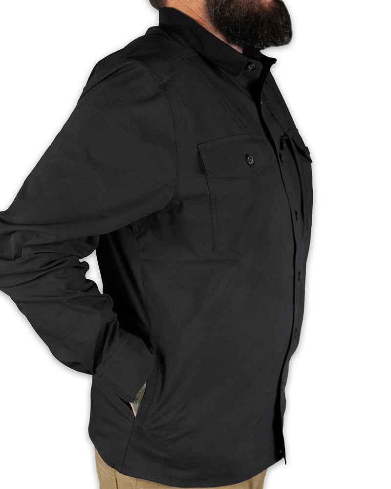Echo Bravo LS Shirt - Vintage Black