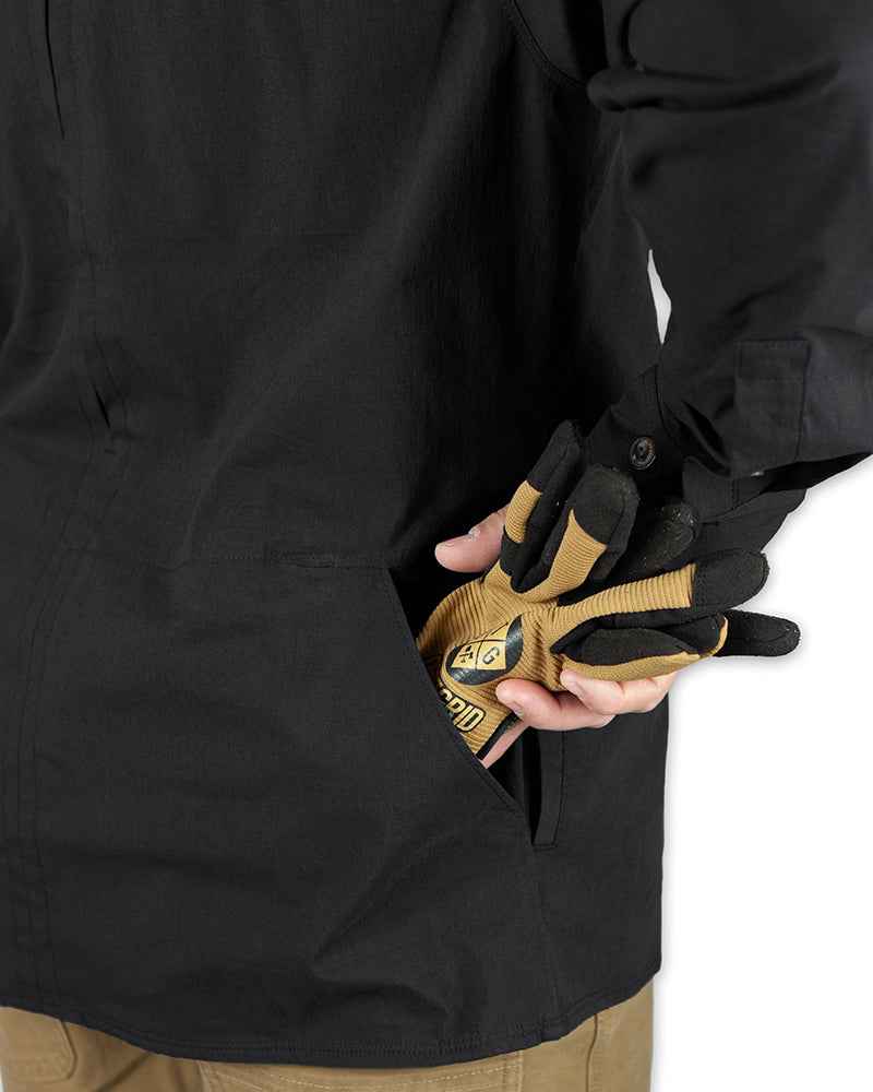Echo Bravo LS Shirt - Vintage Black