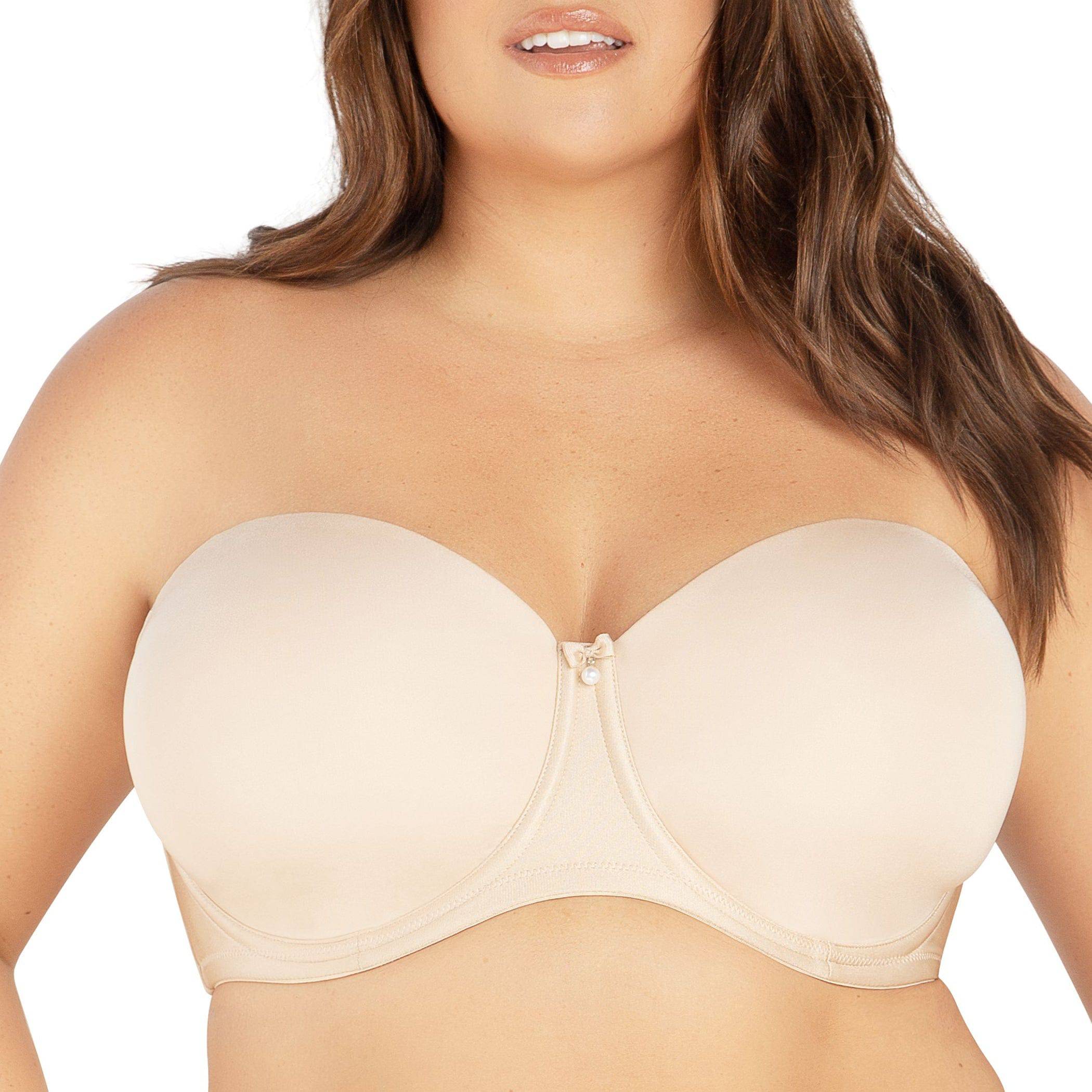 Elise Full Bust Strapless Bra - Bare