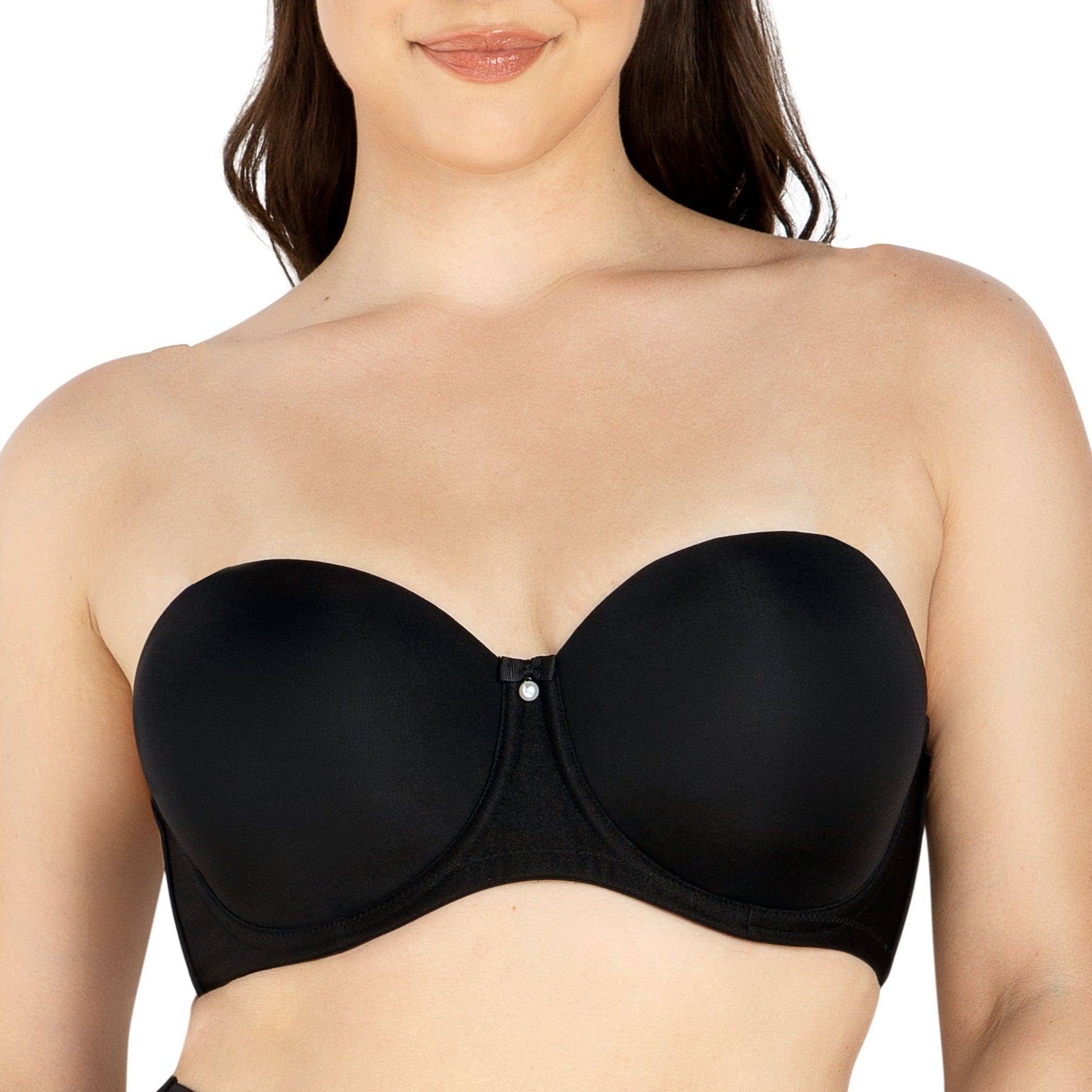Elise Full Bust Strapless Bra - Black