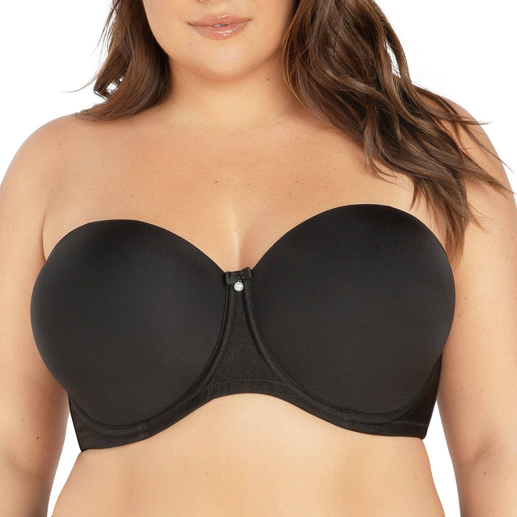 Elise Full Bust Strapless Bra - Black