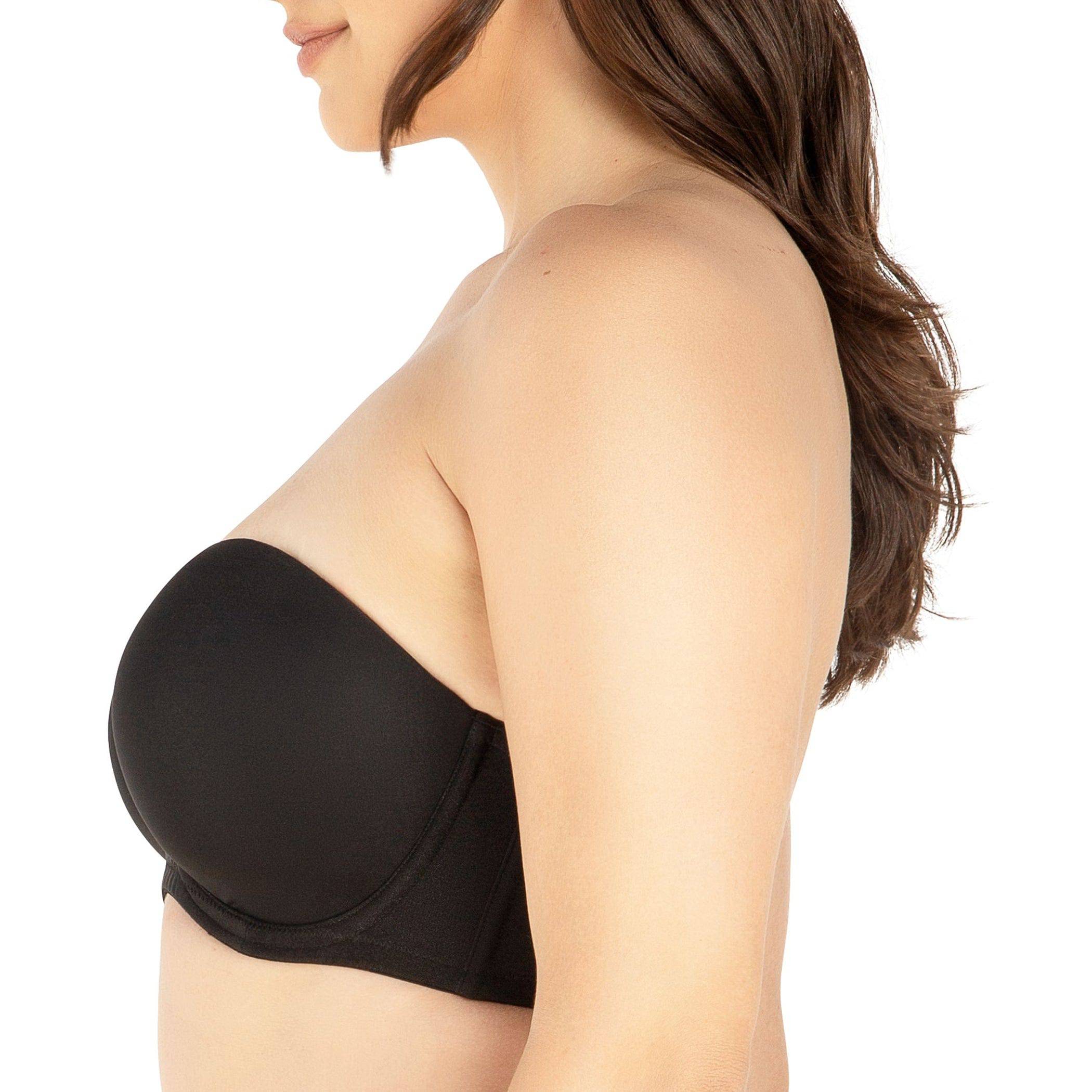 Elise Full Bust Strapless Bra - Black