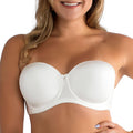 Elise Full Bust Strapless Bra - Pearl White