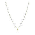 Elsa Mini Heart Necklace Green