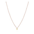 Elsa Mini Heart Necklace Red