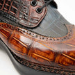 Exotic Crocodile Leather Derby Shoes
