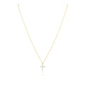 Classic CZ Cross Necklace