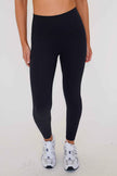 I am Beautifully Radiant Quick Dry Black Yoga Legging