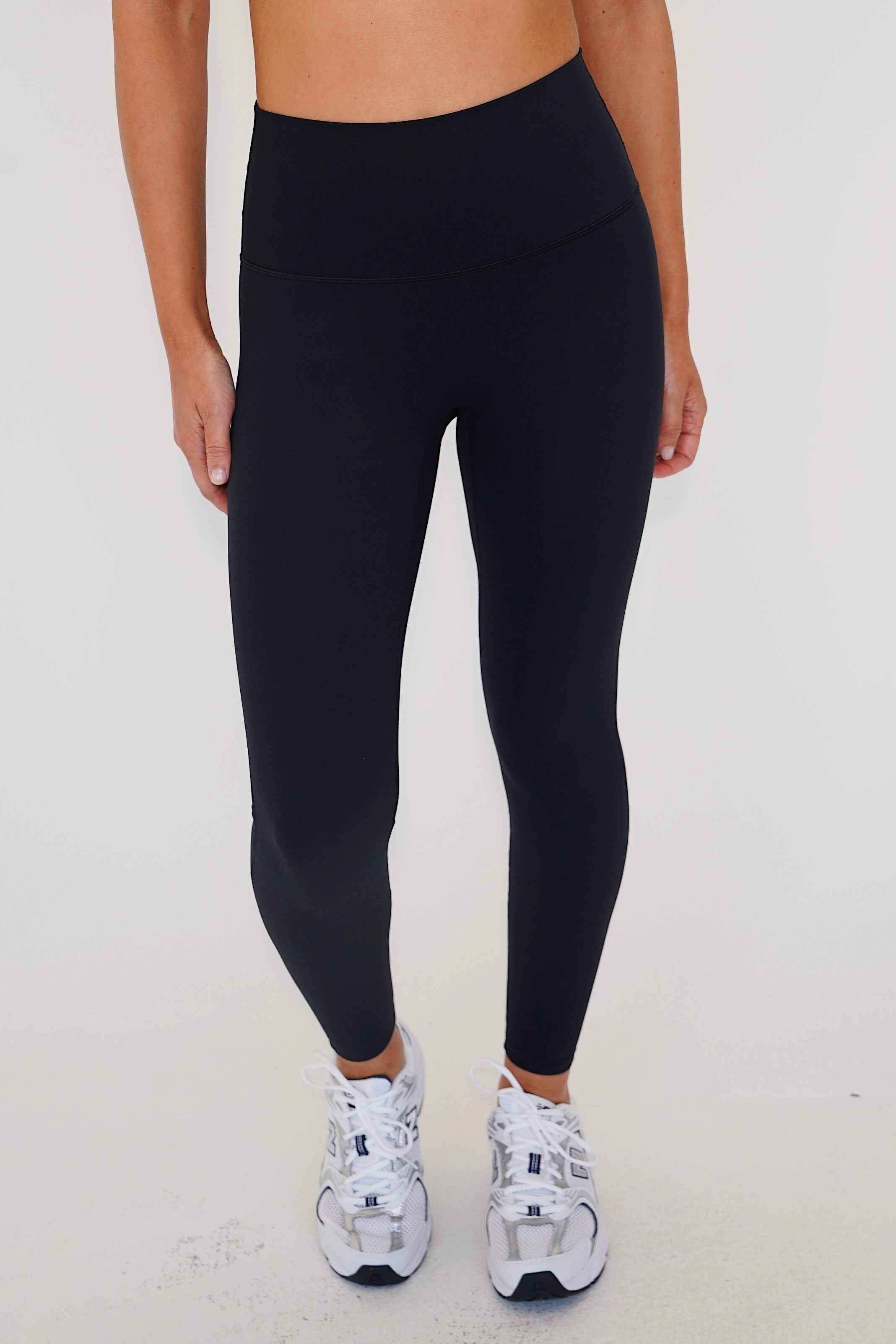 I am Beautifully Radiant Quick Dry Black Yoga Legging