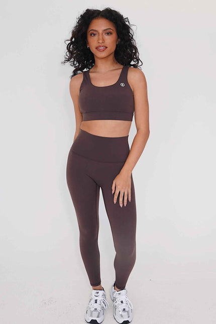 I am Beautifully Radiant Quick Dry Coffee Yoga Legging